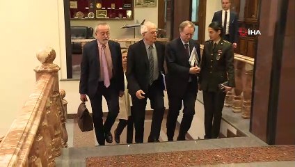 Bakan Akar AB Komisyonu Başkan Yardımcısı Fontelles bir araya geldi