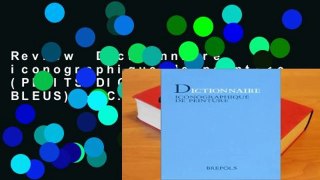 Review  Dictionnaire iconographique de peinture (PETITS DICTIONNAIRES BLEUS) - C. Rager