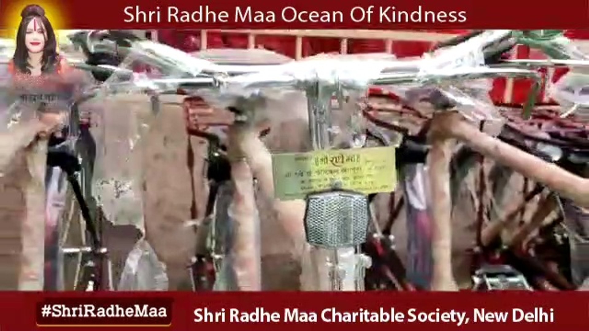⁣Grand Donation Drive - Shri Radhe Maa Charitable Society