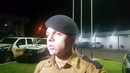 Oficial da PM fala sobre apreensão de droga realizada na madrugada desta quarta-feira