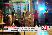 Surquillo modifica horario para práctica de baile al aire libre