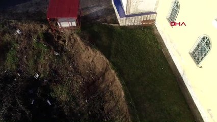 Ordu'da, heyelanlı mahallenin sakinleri tedirgin