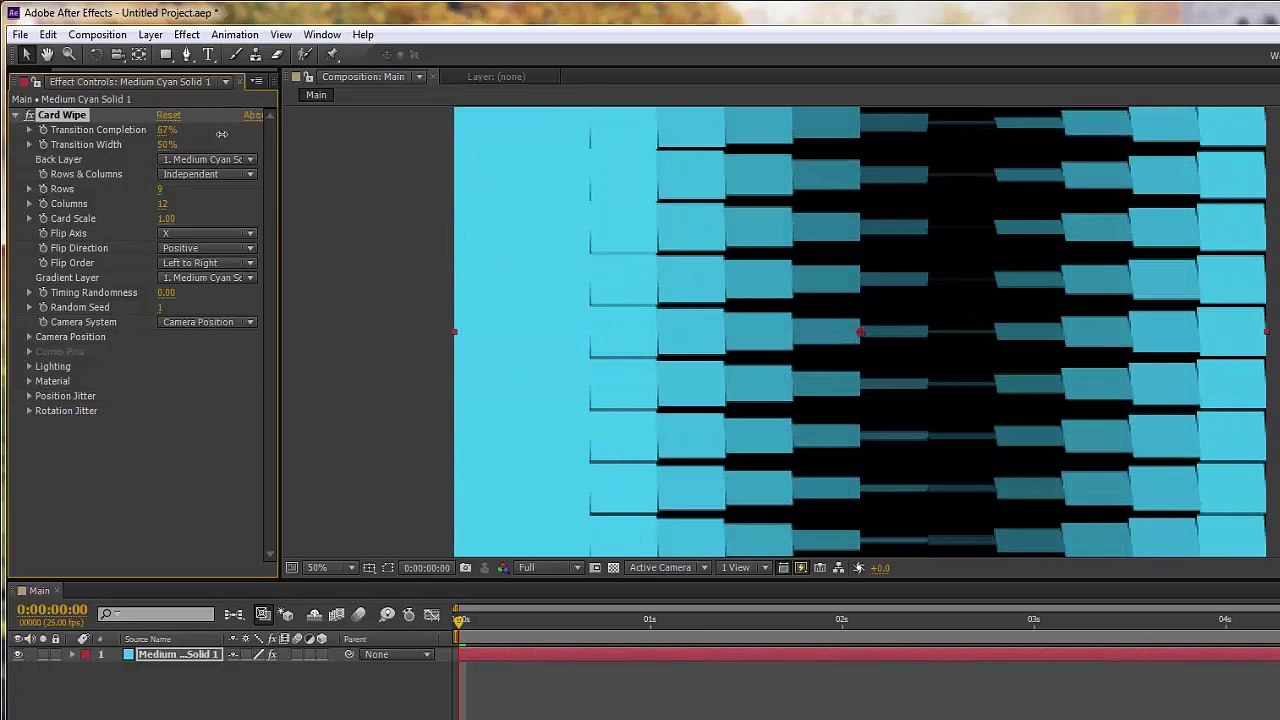 After Effects Basics Card Wipe Effect Pt 1 - video Dailymotion