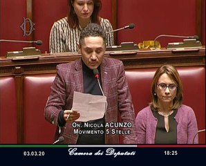 Nicola Acunzo - Intervento di fine seduta (03.03.20)