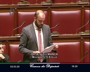 Alberto Manca - Intervento di fine seduta (03.03.20)
