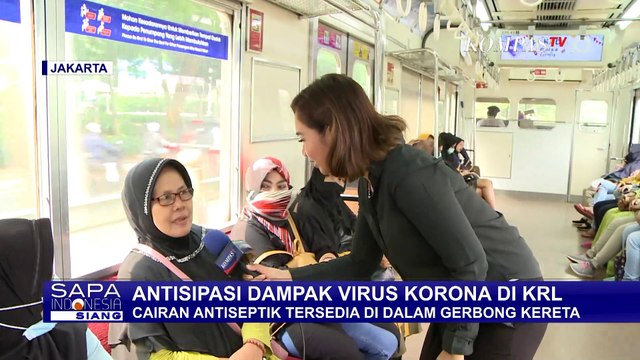 Cegah Penyebaran Virus Corona di KRL