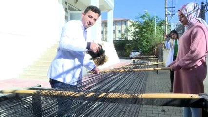 Şırnak'ın kültürel mirası "şal şapik" kadın eliyle yaşatılıyor