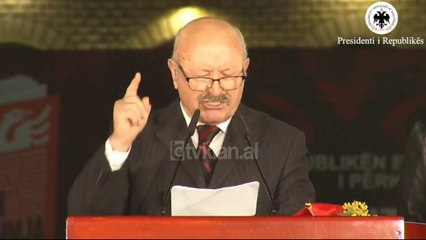 Bujar Kapexhiu ne manifestimin e thirrur nga Presidenti Meta