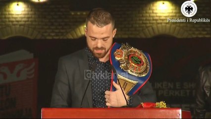Kristian Demaj ne manifestimin e thirrur nga Presidenti