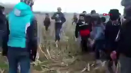 Yunan güvenlik güçleri sınırda ateş açtı, 1 ölü 5 yaralı