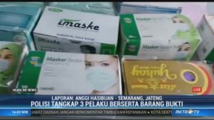 Penimbun <i>Masker</i> dan <i>Hand Sanitizer</i> di Semarang Ditangkap