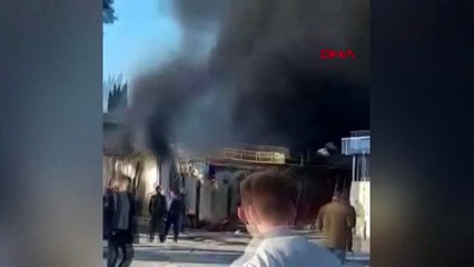 Rusya'da markette büyük yangın