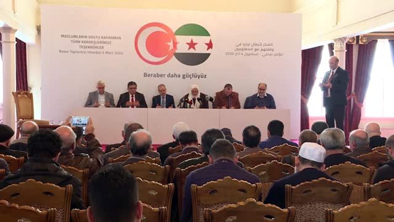 Suriyeli STK'lar Suriyeli gençleri Suriye Milli Ordusuna çağırdı