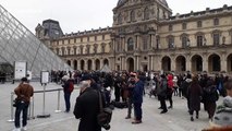 Louvre Museum reopens after temporary closure due to staff coronavirus fears