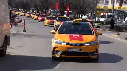 Taksiciler Vatan İçin Tek Yürek Oldu