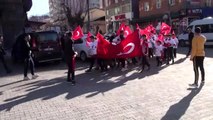 Kağızman'da Bahar Kalkanı Harekatı'na destek yürüyüşü - KARS