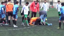 Bolu’da fenalaşan futbolcuyu hakemlik yapan doktor kurtardı