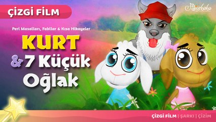 Kurt ve Yedi Küçük Oğlak - Üç Küçük Domuzcuk Masalı (2 Masal bir arada)
