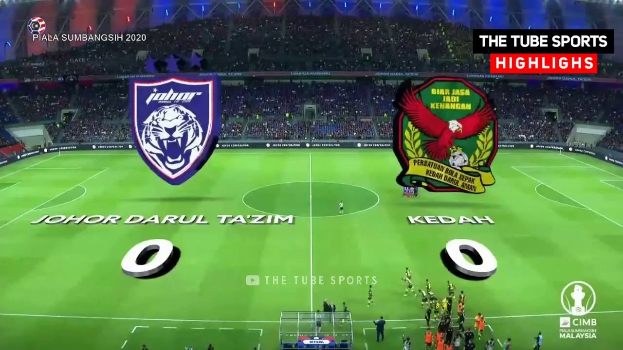 Johor Darul Ta'zim vs Kedah FA 1-0 - | Highlights & Goals - CIMB Piala Sumbangsih _HD