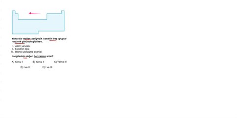 Sıradışı Analiz Yayınları TYT 9. Deneme Sınavı - Fen 9.  Soru