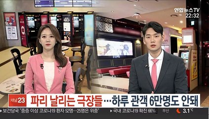 파리 날리는 극장들…하루 관객 6만명도 안돼