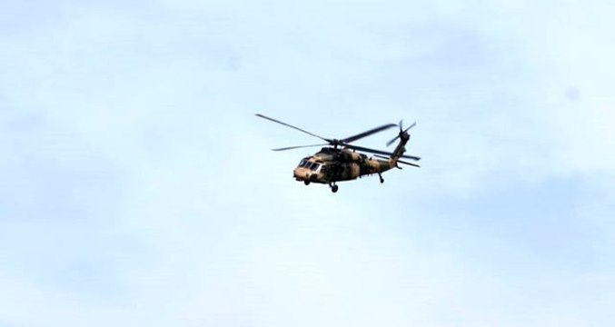 Suriye sınırında askeri helikopter hareketliliği! İlk yardım hastanesine iniş yaptı