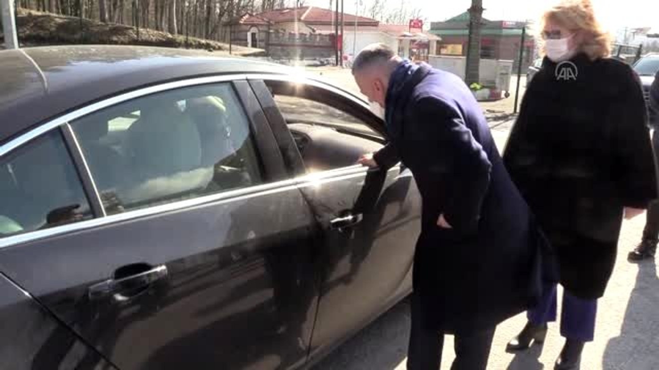 Bulgaristan'a açılan Dereköy Sınır Kapısı'nda koronavirüse karşı tedbir alındı - KIRKLARELİ