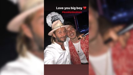 Victoria y David Beckham felicitan a su hijo Brooklyn con las mejores fotos