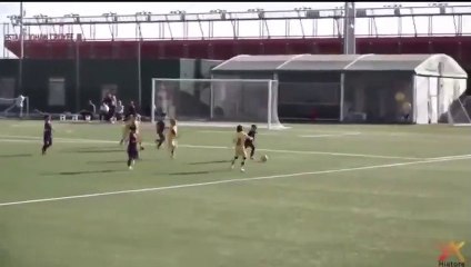 Las genialidades del hijo de Messi ¡con sólo 7 años!