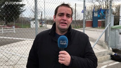 Zusammenstöße zwischen Migranten und Polizei in Kastanies