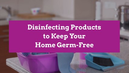 Disinfecting Products to Keep Your Home Germ-Free