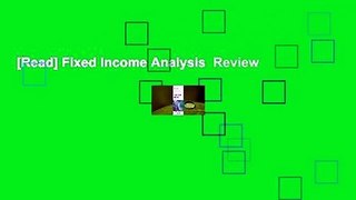 [Read] Fixed Income Analysis  Review