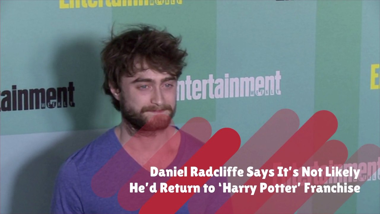 Daniel Radcliffe Leaves Harry Potter Behind video Dailymotion
