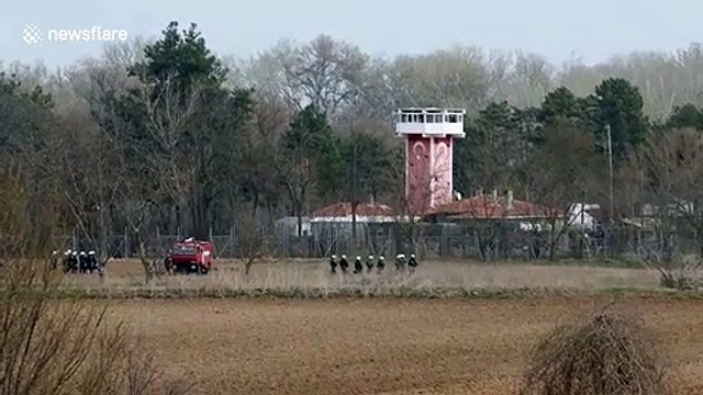 Tear gas used and gunshots heard at Greek border as migrants attempt to enter from Turkey