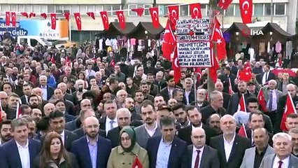 Kocaelililer İdlib şehitleri için yürüdü