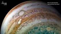 NASA Catches Two Storms on Jupiter Merging