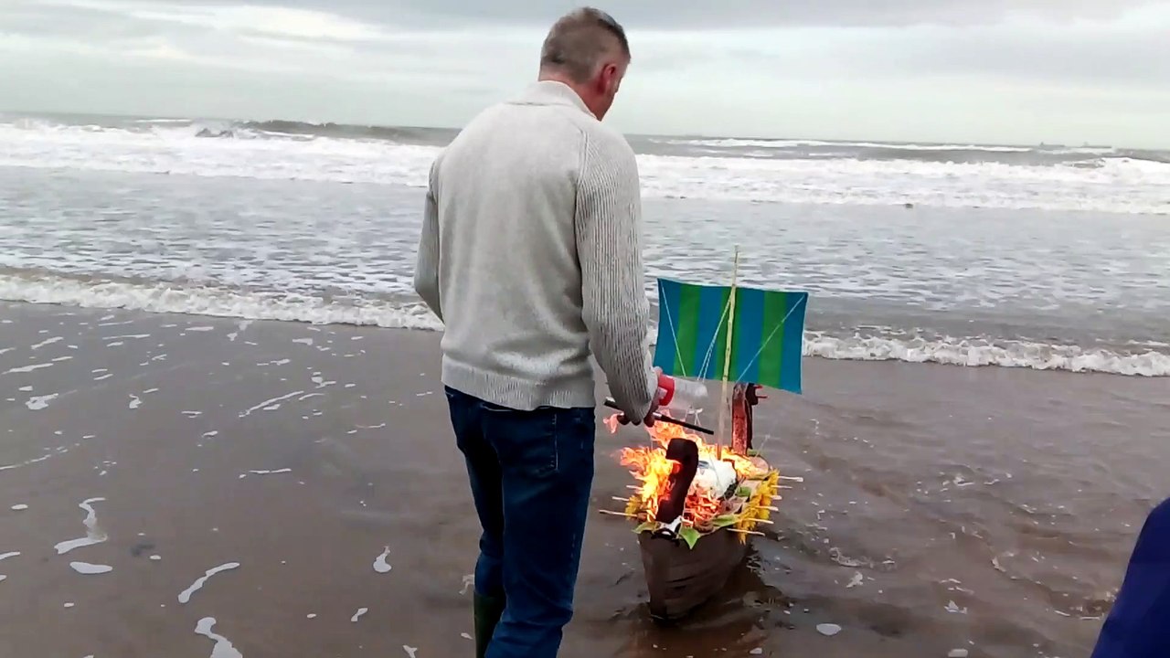 Fred Pearson Viking Funeral