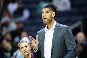 Tim Duncan Gets First Win as Spurs Acting Head Coach