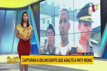 Chorrillos: capturan a delincuente que asaltó a Patty Wong