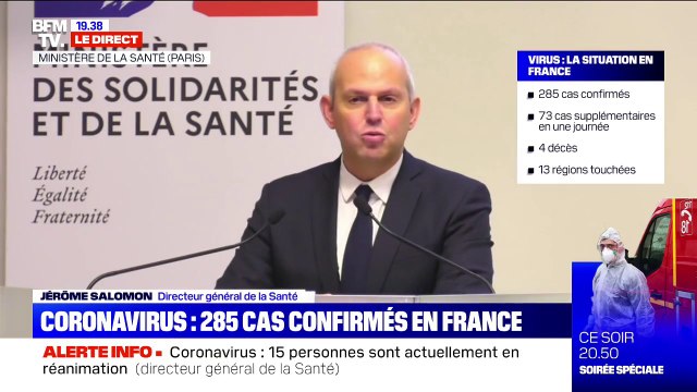 Coronavirus: Nous sommes toujours dans un stade 2 en France, selon Jérôme Salomon