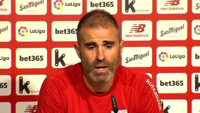 Garitano: Es bonito jugar un partido así con gente de aquí