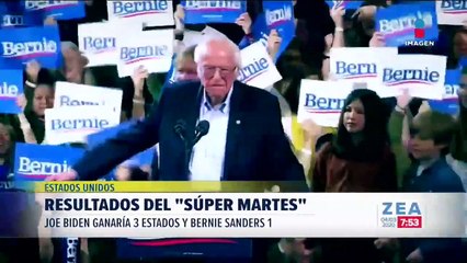 Joe Biden aventaja tras resultados del "Súper Martes"