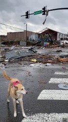 Footage of Destruction After Tornado in Nashville