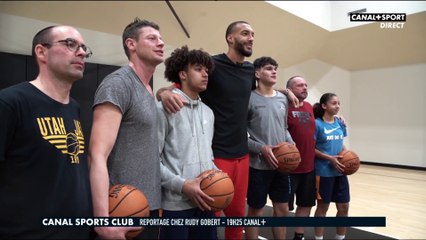 Reportage chez Rudy Gobert ce samedi dans le CANAL SPORTS CLUB  - Basketball Champions League