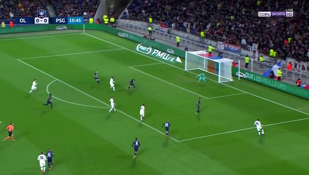 Martin Terrier Goal Lyon 1-0 Paris SG (Full Replay)