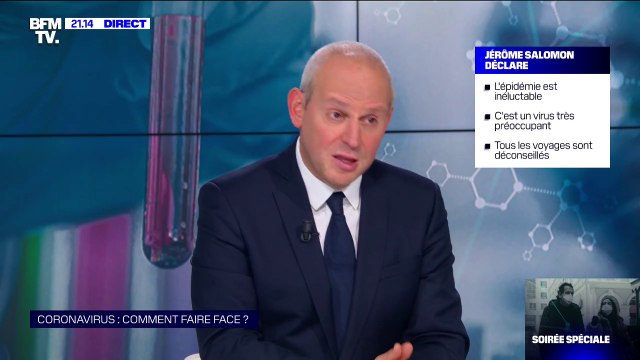 Coronavirus: Quand on dit qu'il y a des cas, ce ne sont pas forcément des cas qui circulent, ce sont des gens qui sont hospitalisés , explique Jérôme Salomon