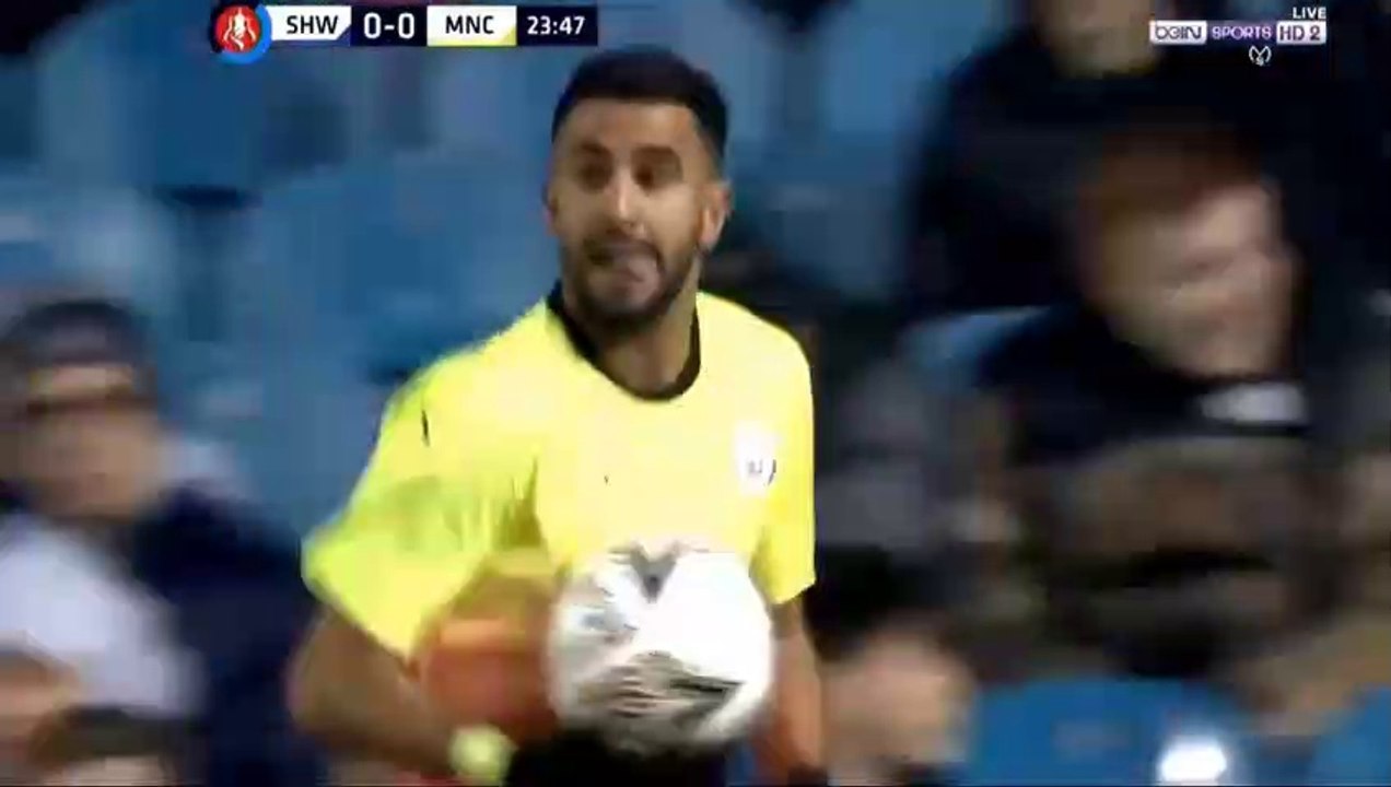 بالفيديو كل ما فعله رياض محرز اليوم امام شيفيلد riyad mahrez