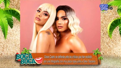 VIDEO | Grace Castro revela en quiénes se inspiraron para la foto con Sara Toscano