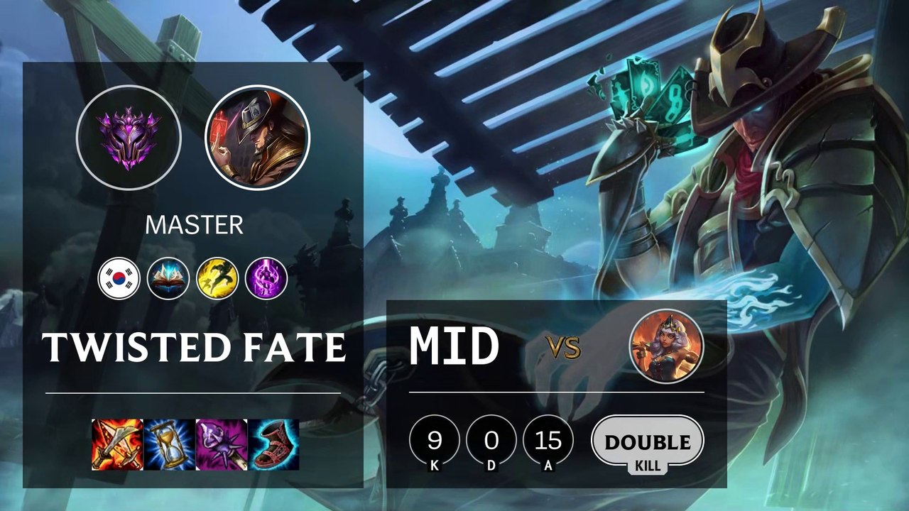 Twisted Fate Mid vs Qiyana - KR Master Patch 10.5