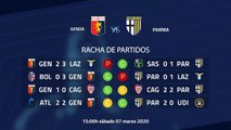 Previa partido entre Genoa y Parma Jornada 27 Serie A